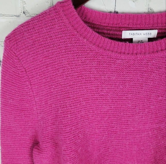 TABITHA WEBB | lambswool blend knit long sleeve button detail sweater - Picture 2 of 9